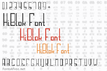 HiBlok Font