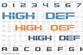 High Def Font