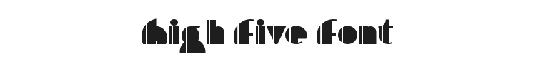 High Five Font