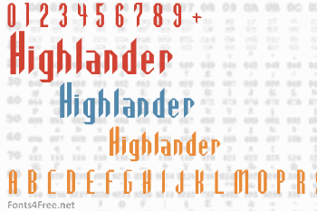 Highlander Font