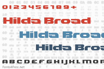 Hilda Broad Font