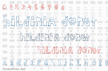 Hildinia Donut Font