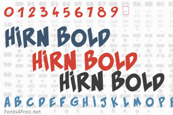 Hirn Bold Font