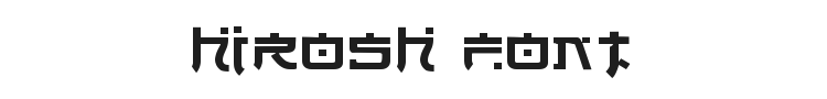 Hirosh Font Preview