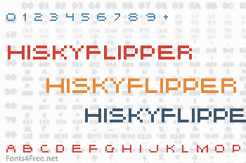 Hiskyflipper Font