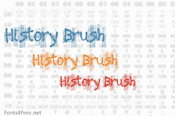 History Brush Font