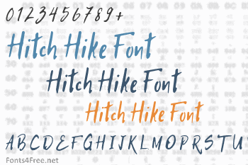 Hitch Hike Font