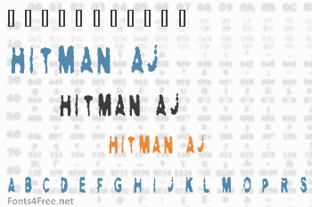 Hitman AJ Font