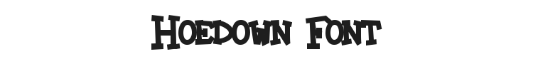 Hoedown Font Preview