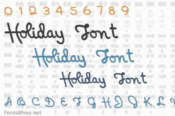 Holiday Font