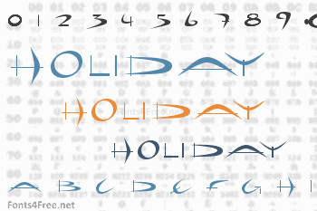 Holiday Hardcore Font