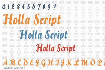 Holla Script Font
