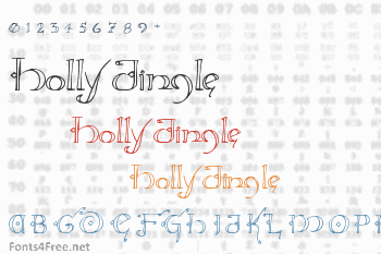 Holly Jingle Font