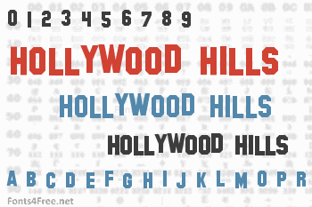 Hollywood Hills Font