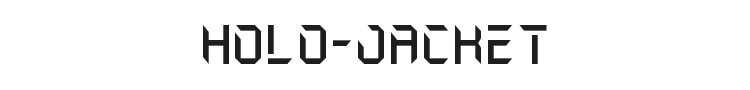 Holo-Jacket Font