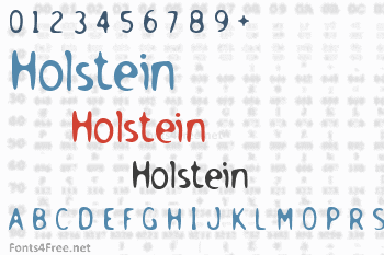 Holstein Font