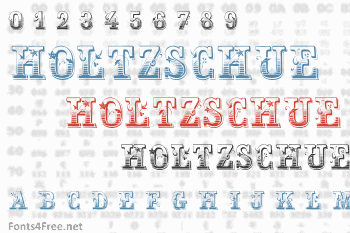 Holtzschue Font