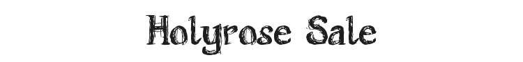 Holyrose Sale Font