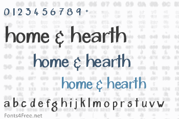 Home & Hearth Font