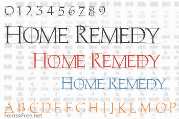 Home Remedy Font