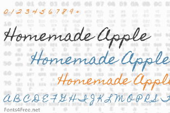 Homemade Apple Font