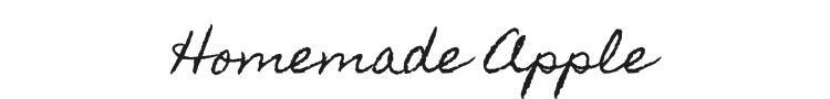 Homemade Apple Font