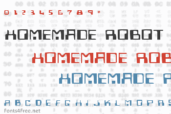 Homemade Robot Font