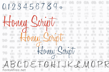 Honey Script Font