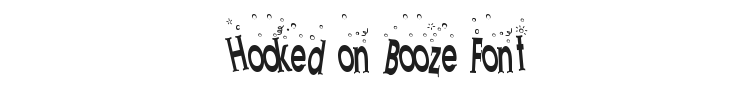 Hooked on Booze Font Preview