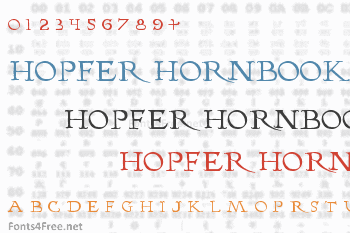 Hopfer Hornbook Font