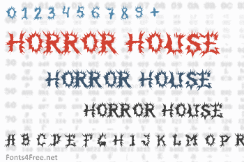 Horror House Font