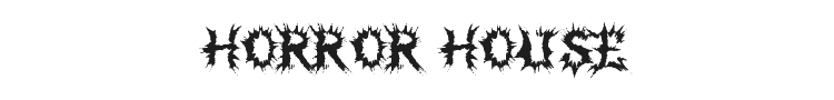 Horror House Font