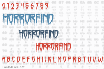 Horrorfind Font