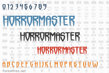 Horrormaster Font