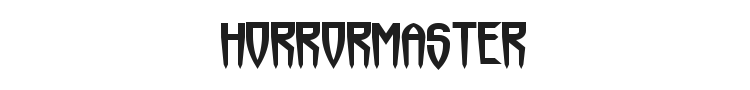 Horrormaster Font