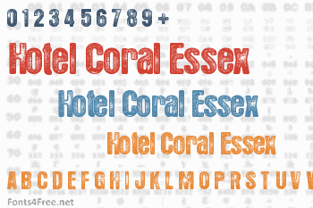 Hotel Coral Essex Font