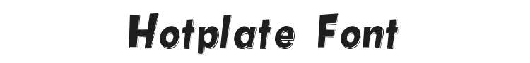 Hotplate Font Preview