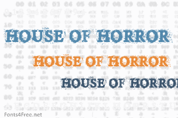 House of Horror Font