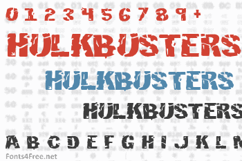 Hulkbusters Font