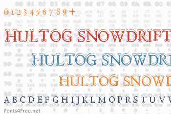 Hultog Snowdrift Font