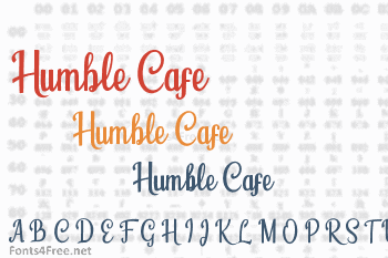 Humble Cafe Font