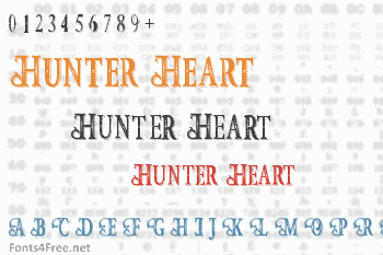 Hunter Heart Font