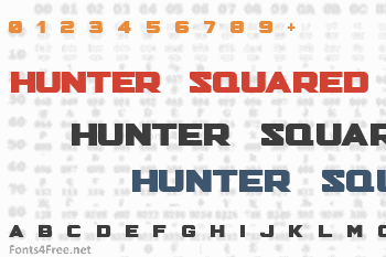 Hunter Squared Font