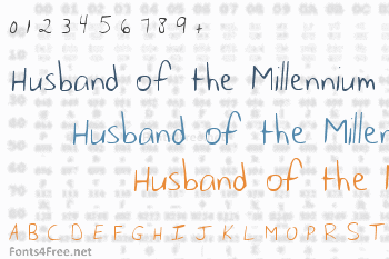 Husband of the Millennium Font