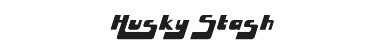 Husky Stash Font Preview