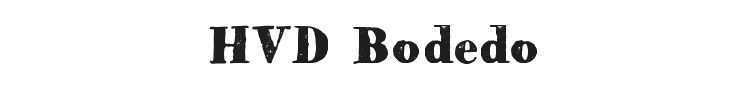 HVD Bodedo Font