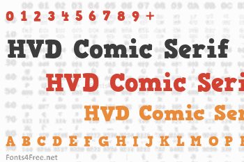 HVD Comic Serif Font