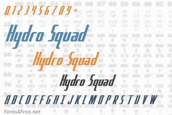 Hydro Squad Font