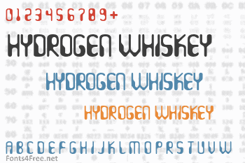 Hydrogen Whiskey Font