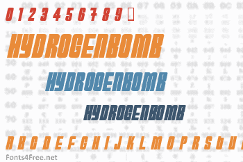 HydrogenBomb Font